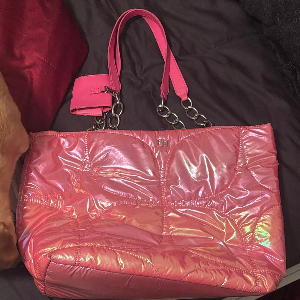 Paris Hilton Shimmering Pink Tote